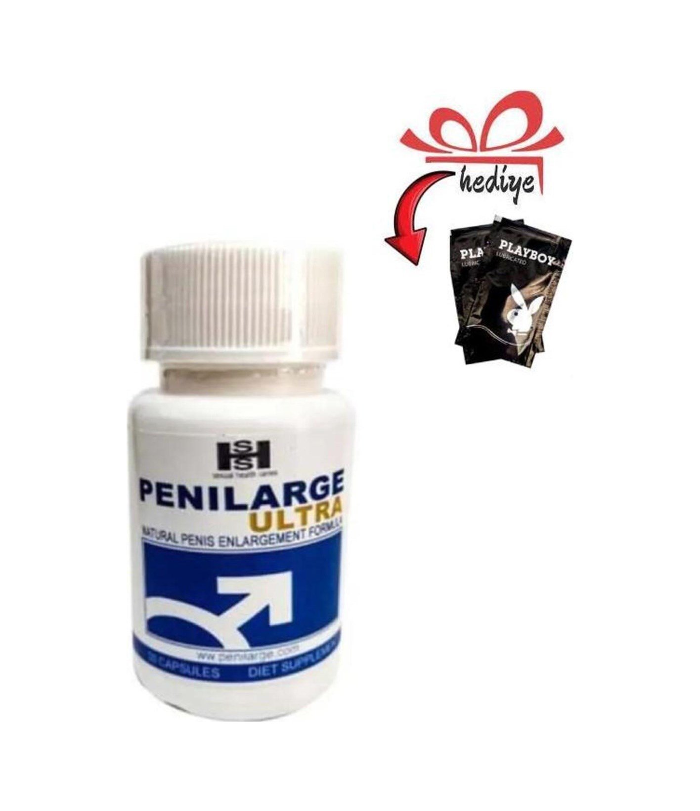 Penilarge Ultra Erkekler İçin Destekleyici 30'lu + Kayganlaştırıcı Jelle