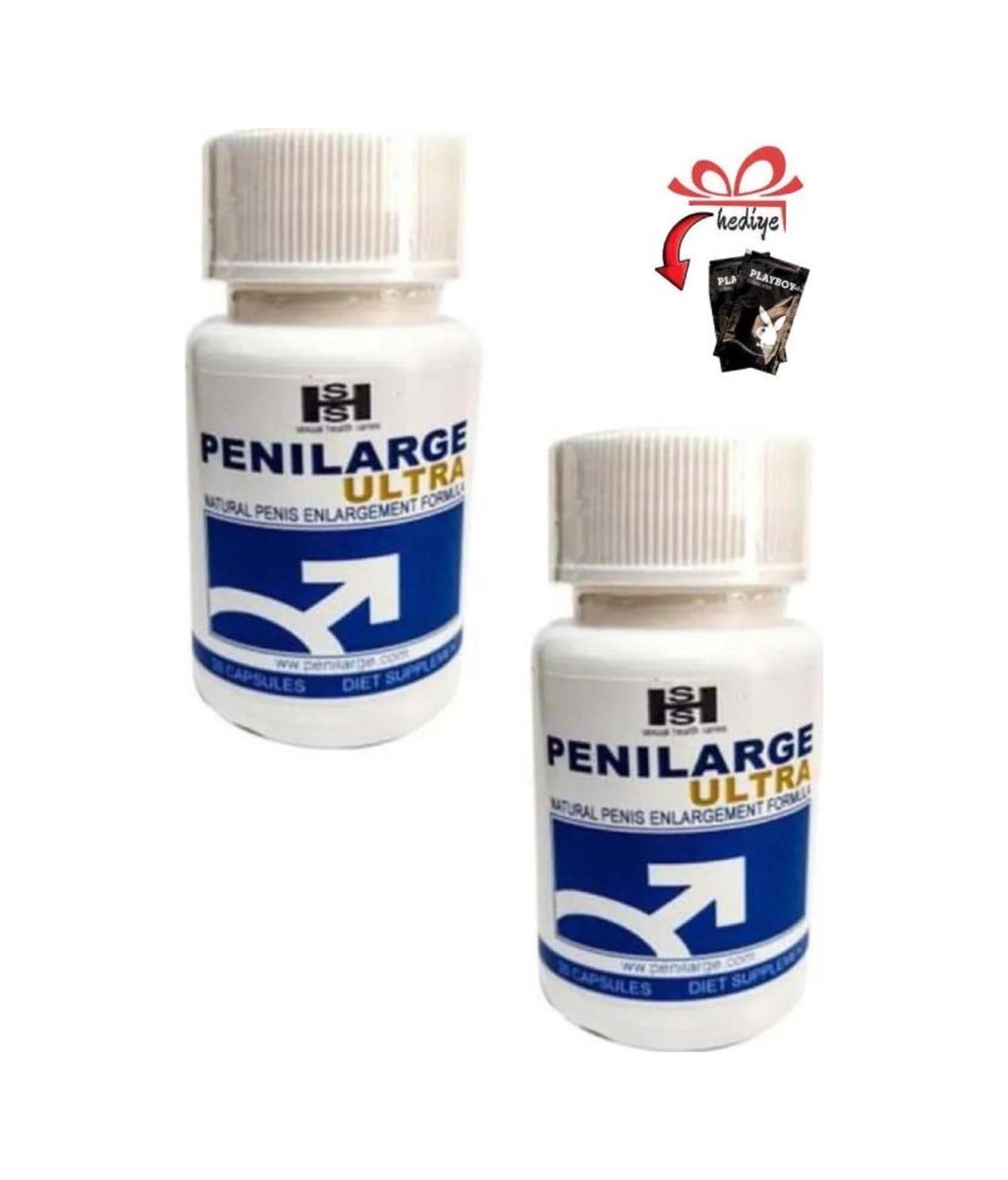 Penilarge Ultra Erkekler İçin Destekleyici 30'lu X 2 Ad.+ Kayganlaştırıcı Jelle