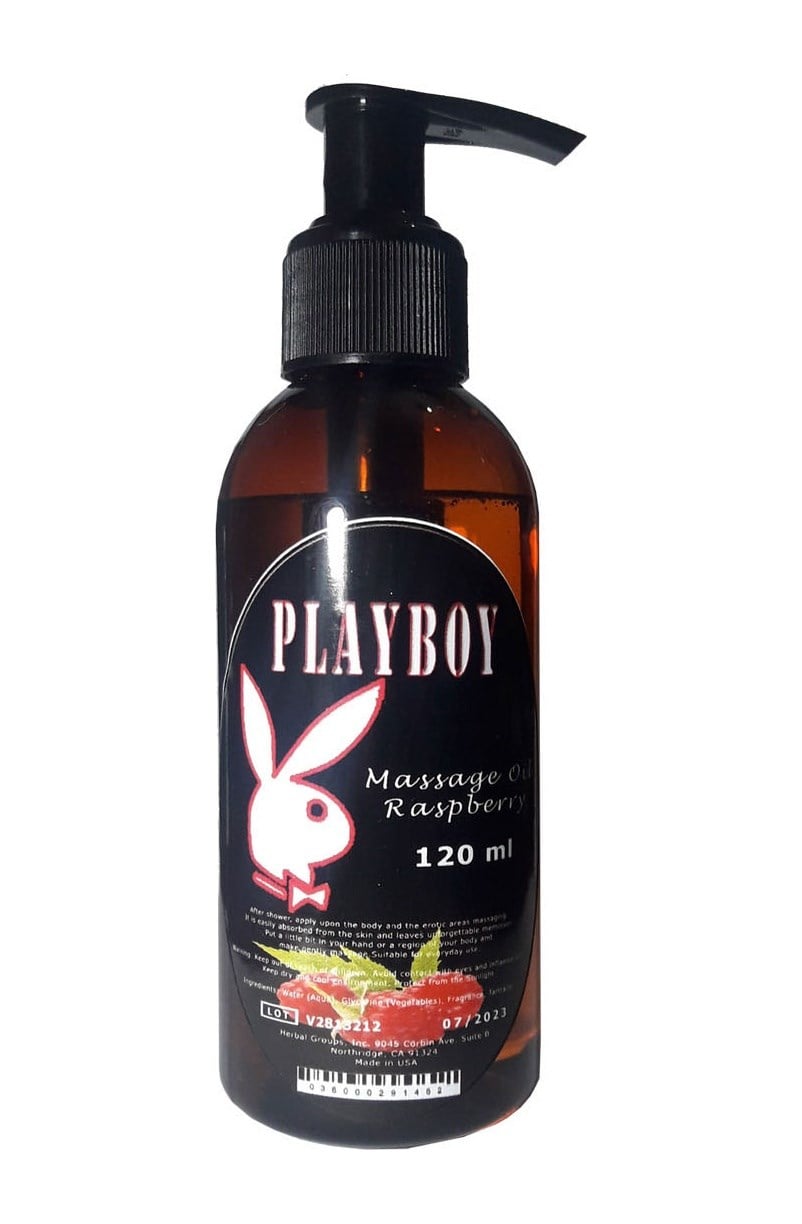 Playboy Ahududulu 120ml Aromaterapi Erootik Masaj Yağı /120 Ml Playboy Raspberry Massage Oil