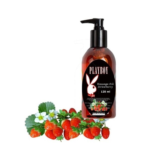 Playboy Çilek Aromalı Vücut Masaj Yağı 120 Ml