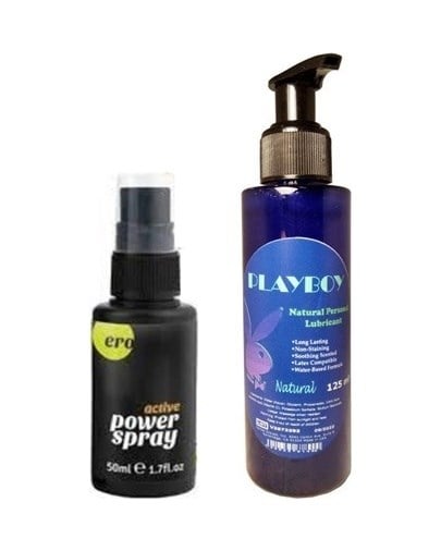 Playboy Hintohu Erkeklere Özel Sprey 50 Ml Peak Power For Men Sprey + Playboy 125ml Lubricant Gel