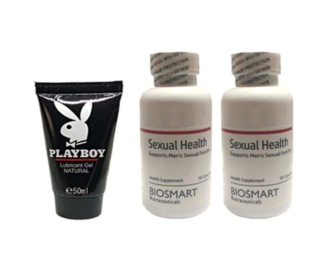 Playboy Lubricant 50 Ml Kayganlaştırıcı + Sexual Health 90lı Erkeklere Özel 2 Adet