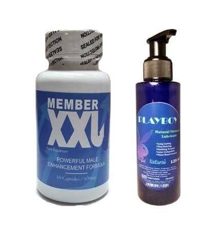 Playboy Member Xxl Erkeklere Özel 60lı - Playboy Natural Personal Lubricant 125 Ml Lubricant Gel Jel
