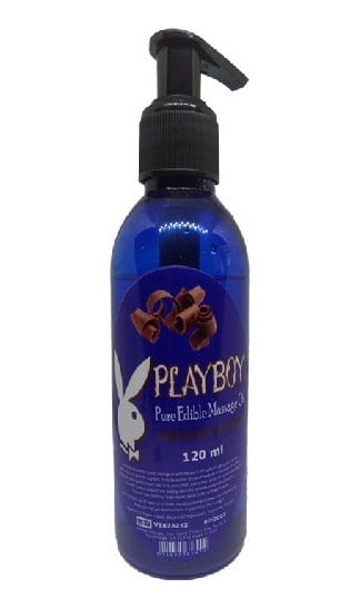 Playboy Pure Edible Masaj Yağı120ml Çikolata Aromalı Masaj Yağı / 120ml Pure Edible Massage Oil Chocolate Flavored Massage Oil