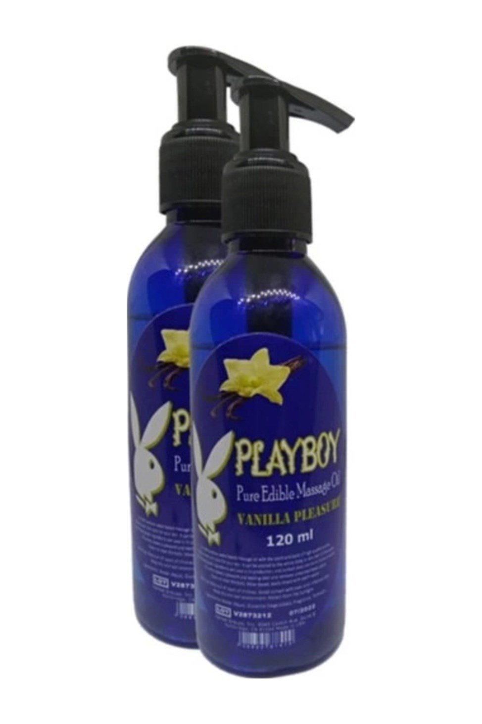 Playboy Pure Edible Massage Oil 120ml Vanilya Aromalı Masaj Yağı 2 Adet