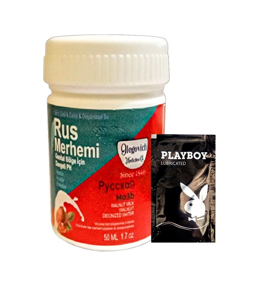 Playboy Valnut Milk & Walnut Rus Merhemi 50 Ml Kadın Özel Bölge Tüy Dökücü Krem + Yanında Jel