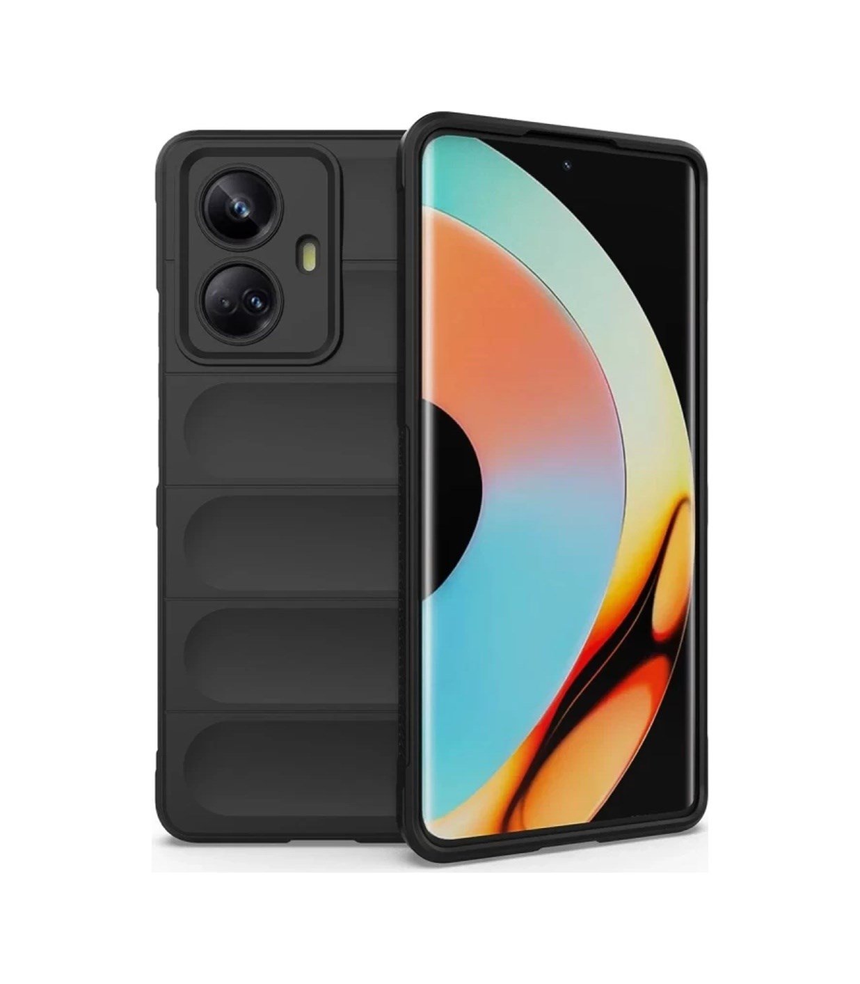 Realme 10 Pro 5g Uyumlu Kılıf Optimum Silikon - Siyah Belirtilmemiş