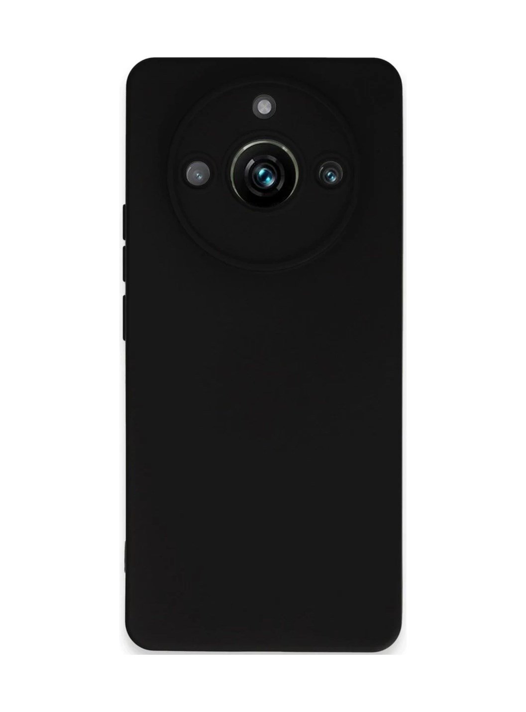 Realme 11 Pro Uyumlu Kılıf Nano İçi Kadife Silikon - Siyah Belirtilmemiş