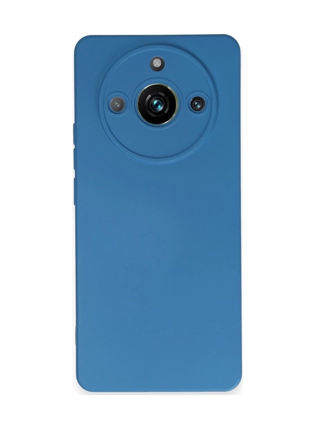 Realme 11 Pro Uyumlu Kılıf Nano İçi Kadife Silikon - Mavi Belirtilmemiş