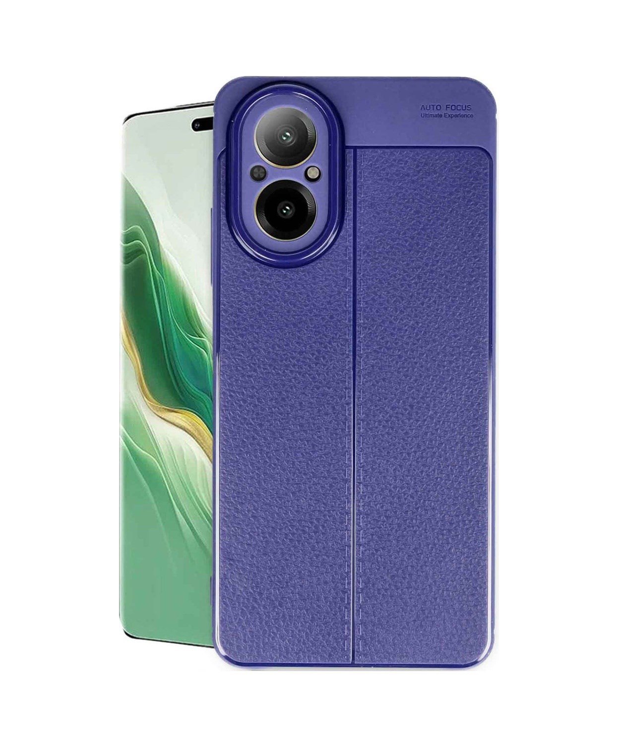 Realme 12 Lite Uyumlu Kılıf Auto Focus Kapak - Lacivert Belirtilmemiş