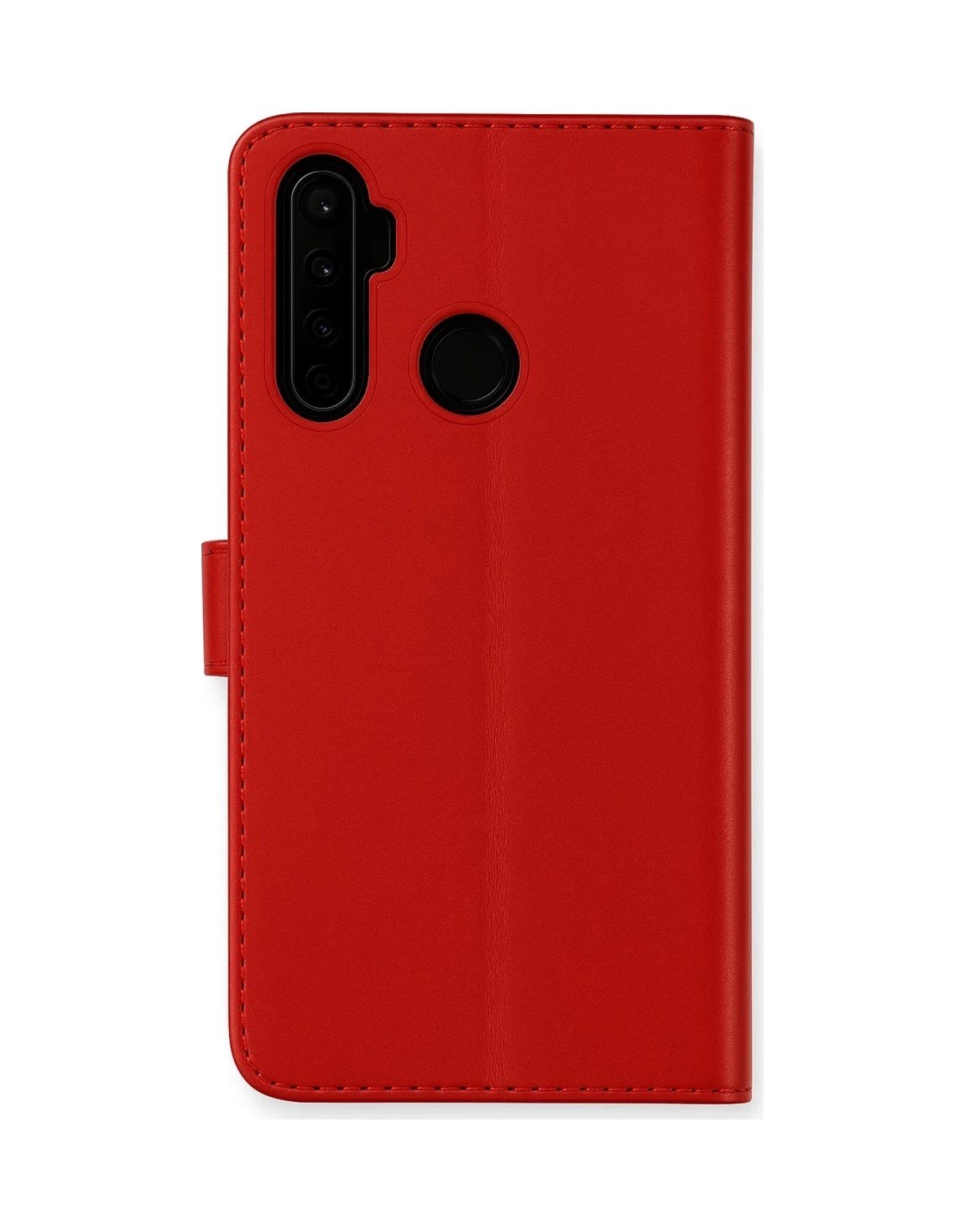 Realme 6i Uyumlu Kılıf Trend S Plus Kapaklı Kılıf - Kırmızı Belirtilmemiş