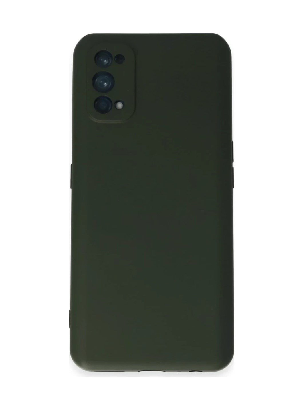 Realme 7 Pro Uyumlu Kılıf Nano İçi Kadife Silikon - Koyu Yeşil Belirtilmemiş