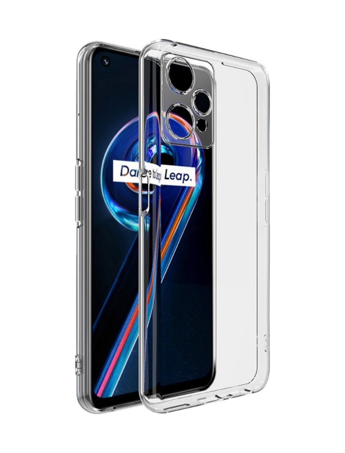 Realme 9 Pro 5g Uyumlu Kılıf Lüx Şeffaf Silikon Belirtilmemiş