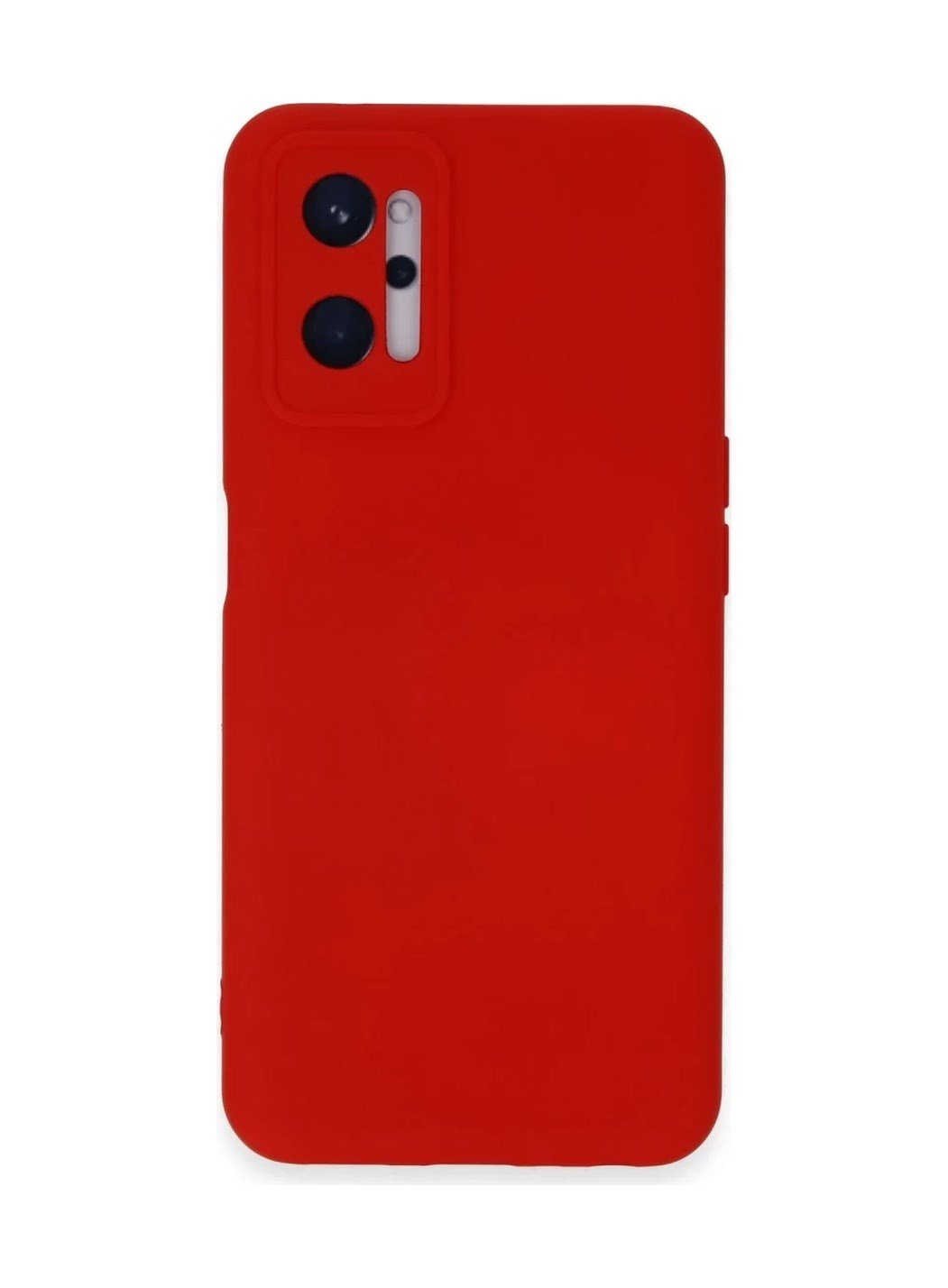 Realme 9i 4g Uyumlu Kılıf Nano İçi Kadife Silikon - Kırmızı Belirtilmemiş