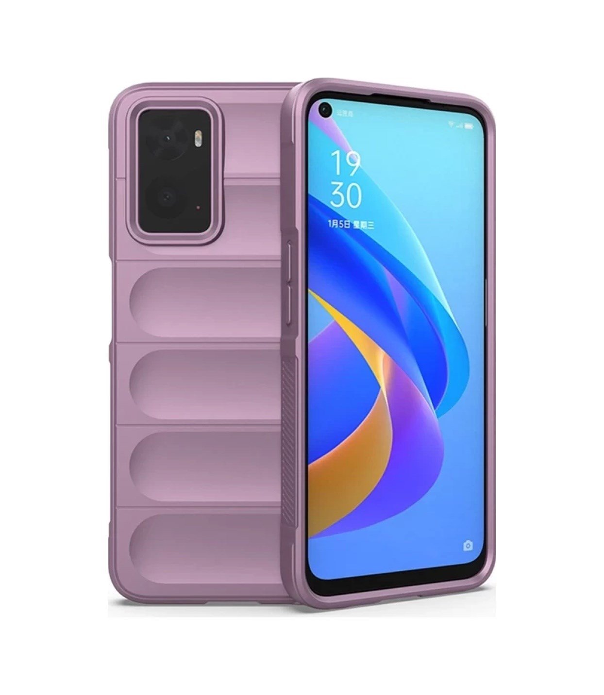 Realme 9i 4g Uyumlu Kılıf Optimum Silikon - Mor Belirtilmemiş