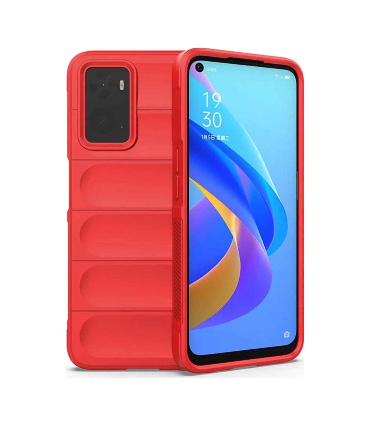 Realme 9i 4g Uyumlu Kılıf Optimum Silikon - Kırmızı Belirtilmemiş