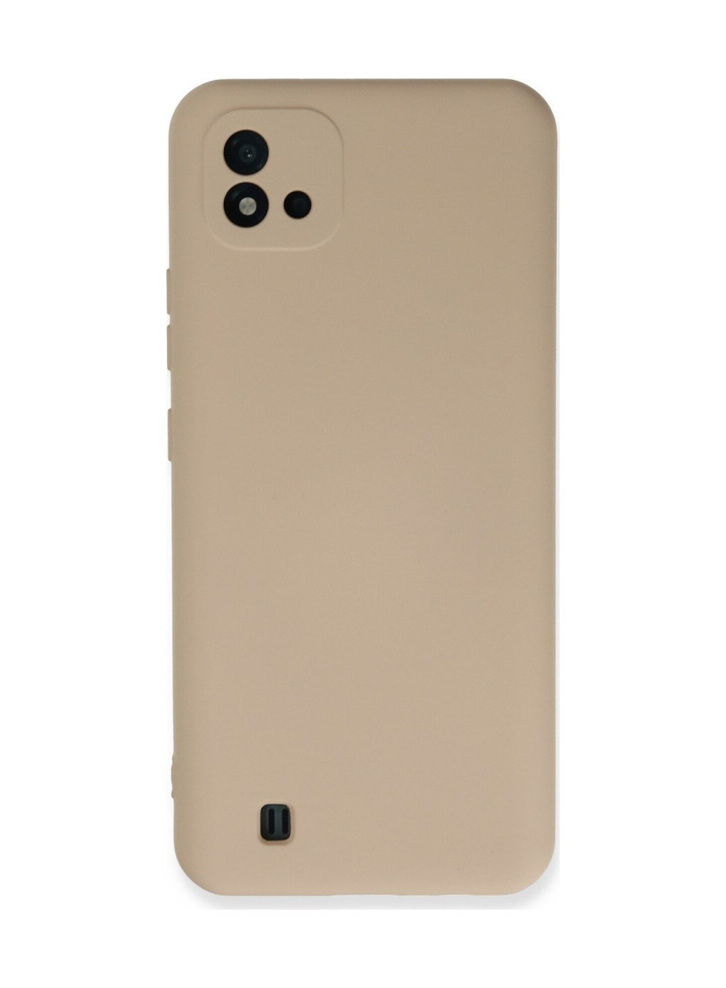 Realme C11 2021 Uyumlu Kılıf Nano İçi Kadife Silikon - Pudra Belirtilmemiş