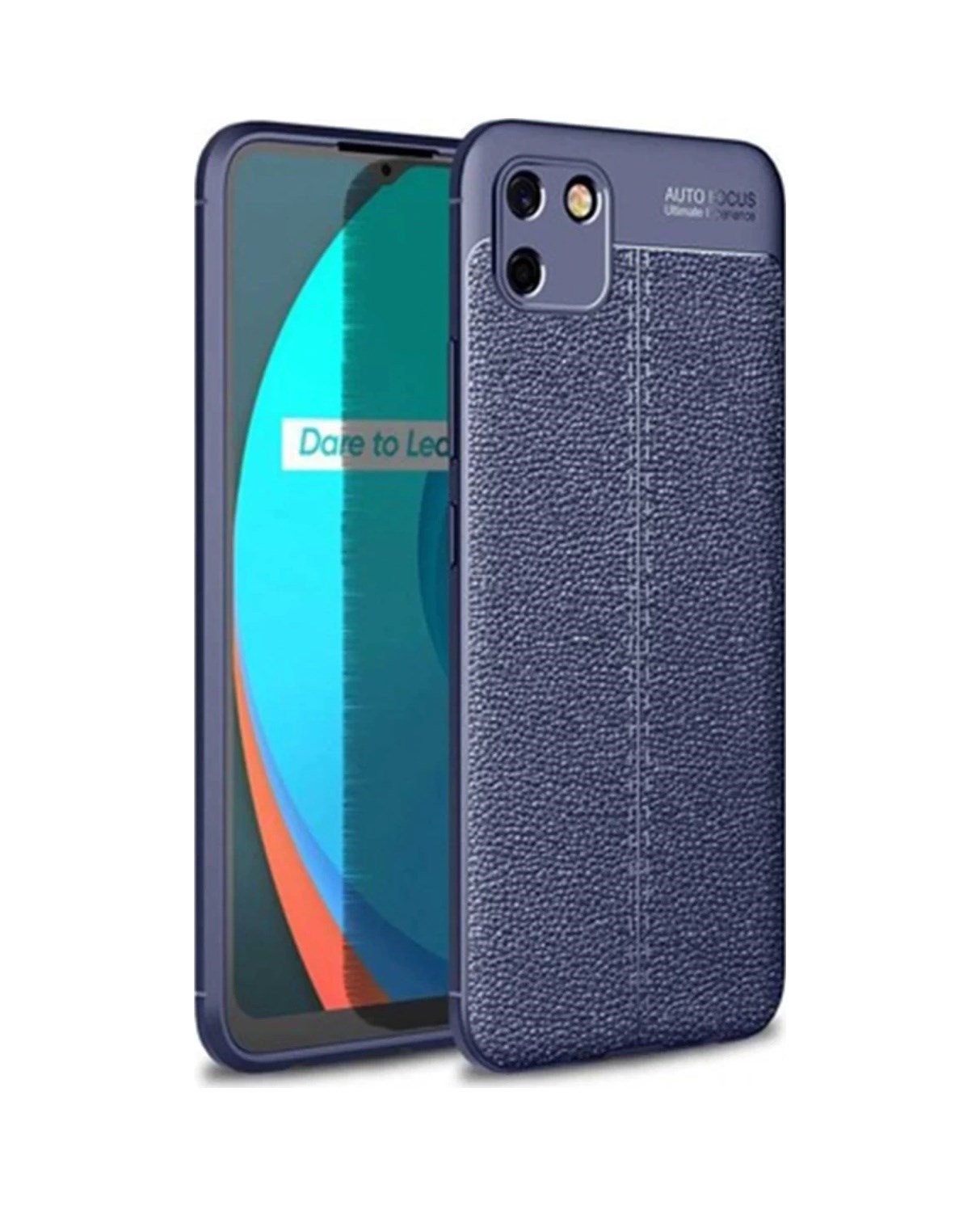 Realme C11 Uyumlu Kılıf Auto Focus Kapak - Lacivert Belirtilmemiş