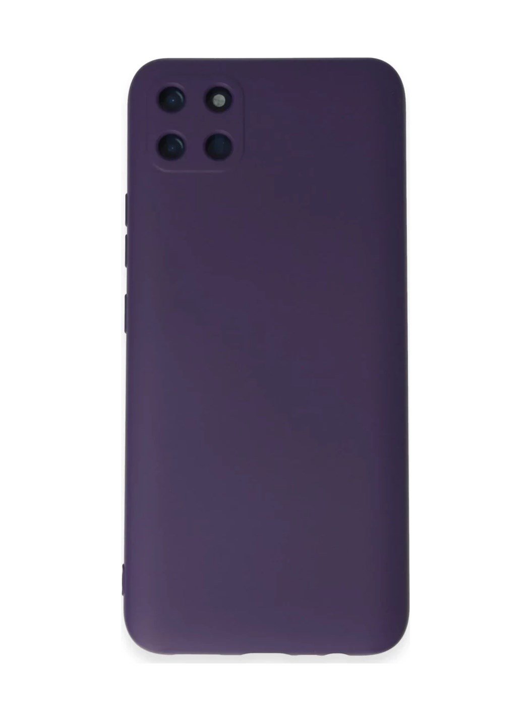 Realme C11 Uyumlu Kılıf Nano İçi Kadife Silikon - Mor Belirtilmemiş