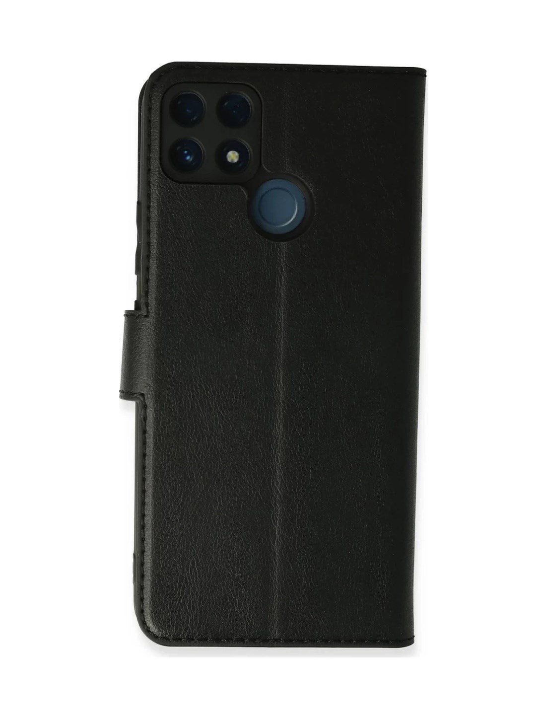 Realme C25 Uyumlu Kılıf Trend S Plus Kapaklı Kılıf - Siyah Belirtilmemiş