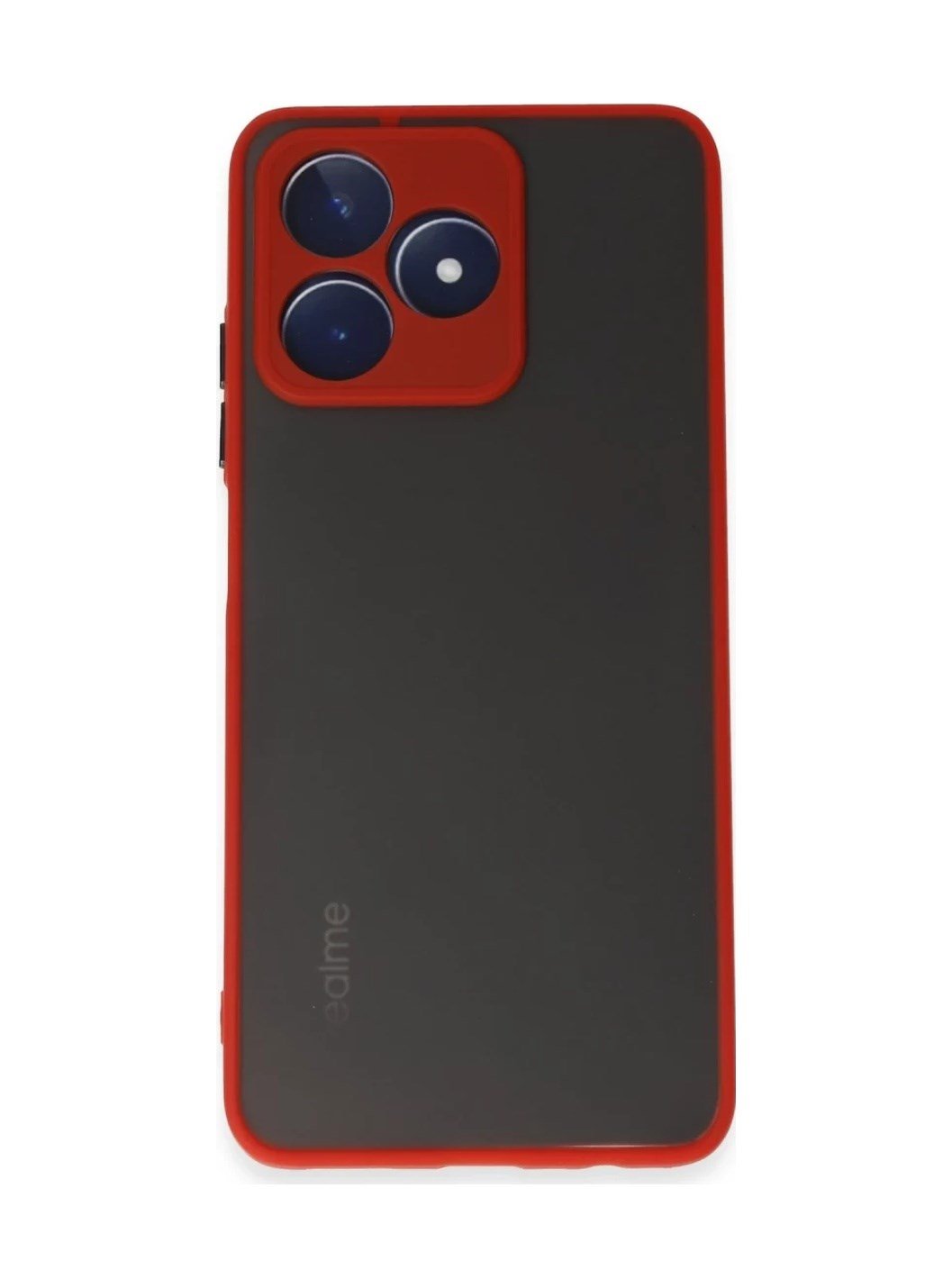 Realme C53 Uyumlu Kılıf Montreal Silikon Kapak - Kırmızı Belirtilmemiş
