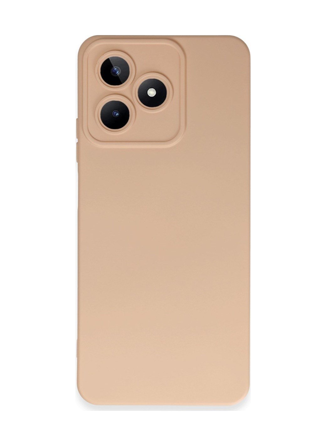Realme C53 Uyumlu Kılıf Nano İçi Kadife Silikon - Pudra Belirtilmemiş