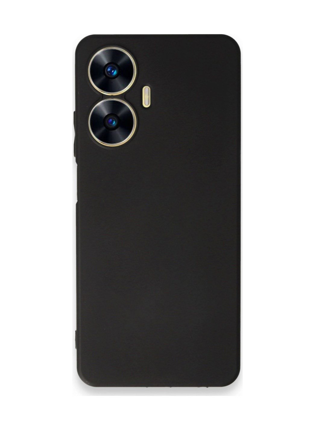Realme C55 Uyumlu Kılıf First Silikon - Siyah Belirtilmemiş