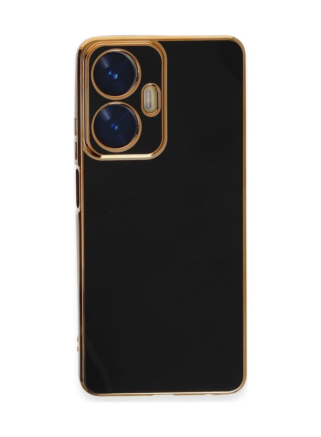 Realme C55 Uyumlu Kılıf Volet Silikon - Siyah Belirtilmemiş