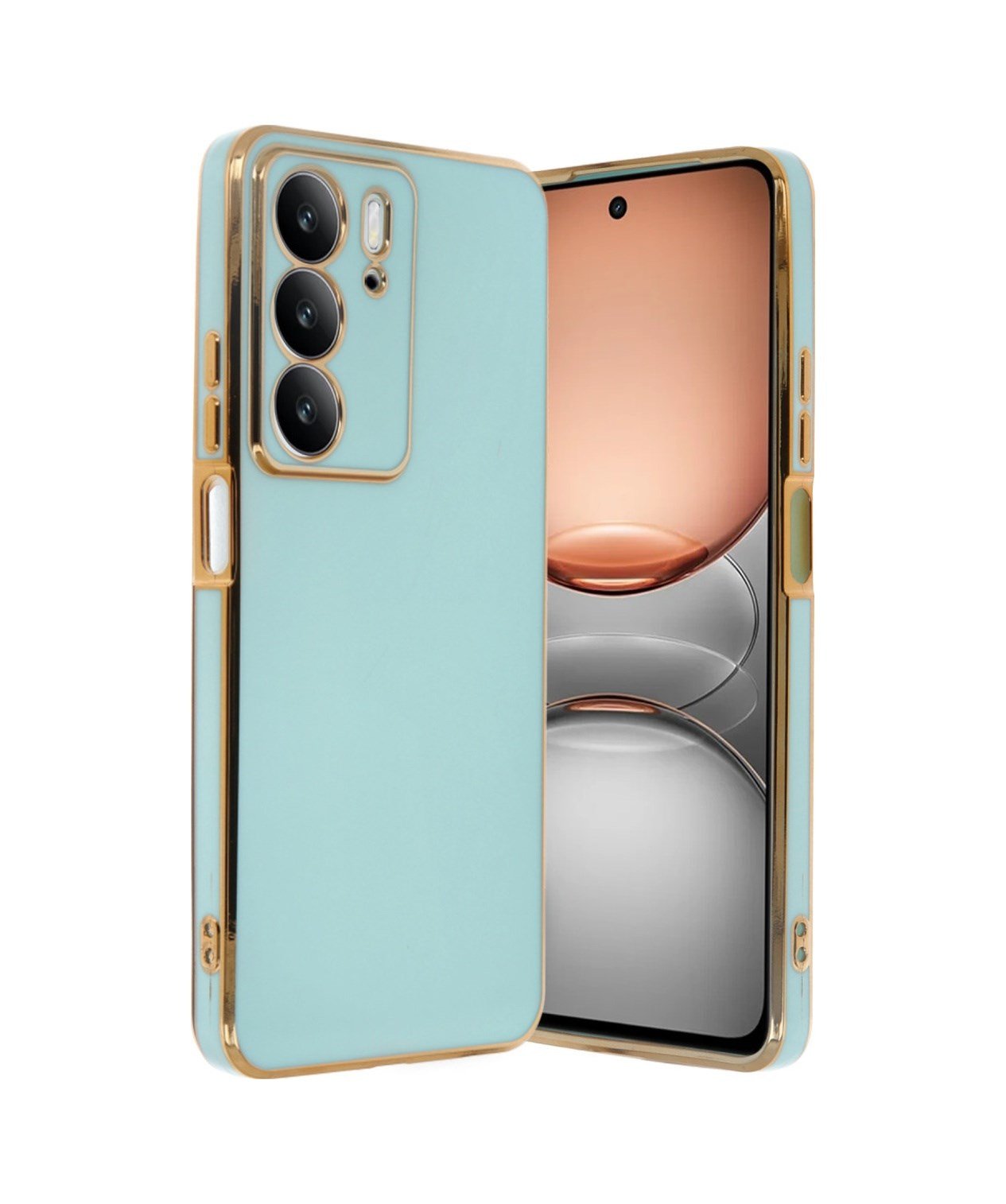 Realme C75 4g Uyumlu Kılıf Volet Silikon - Açık Yeşil Belirtilmemiş
