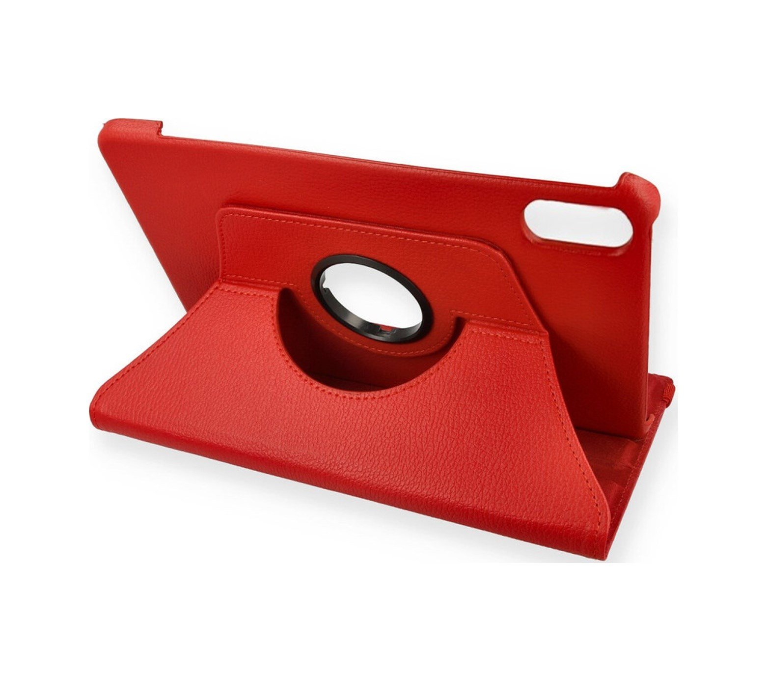 Redmi Pad 2 Kılıf 360 Tablet Deri Kılıf - Kırmızı Diğer Diğer