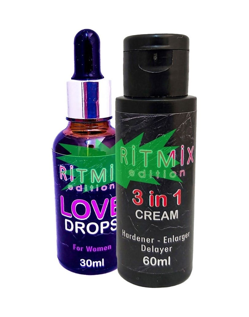 Ritmix Erkeğe Özeı 3 Özelli Bakım Kremi 60 Ml + Kadınlara Özel Uyarıcıdamıa 30 Ml