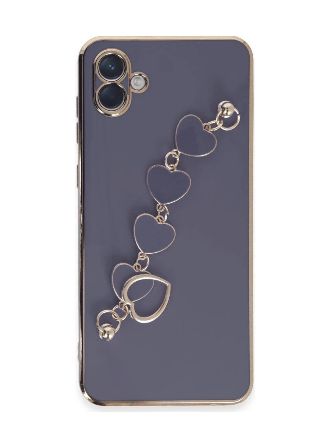 Samsung Galaxy A04e Kılıf Esila Silikon - Gri 0.2M-Çok Renkli