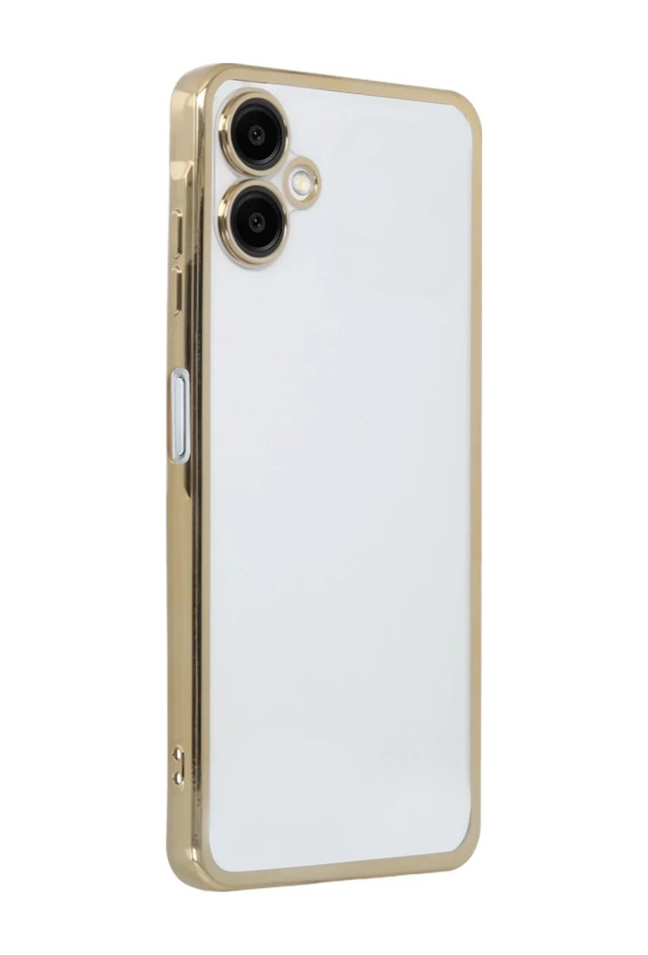 Samsung Galaxy A06 Uyumlu Kılıf Lensli Silikon - Gold Belirtilmemiş