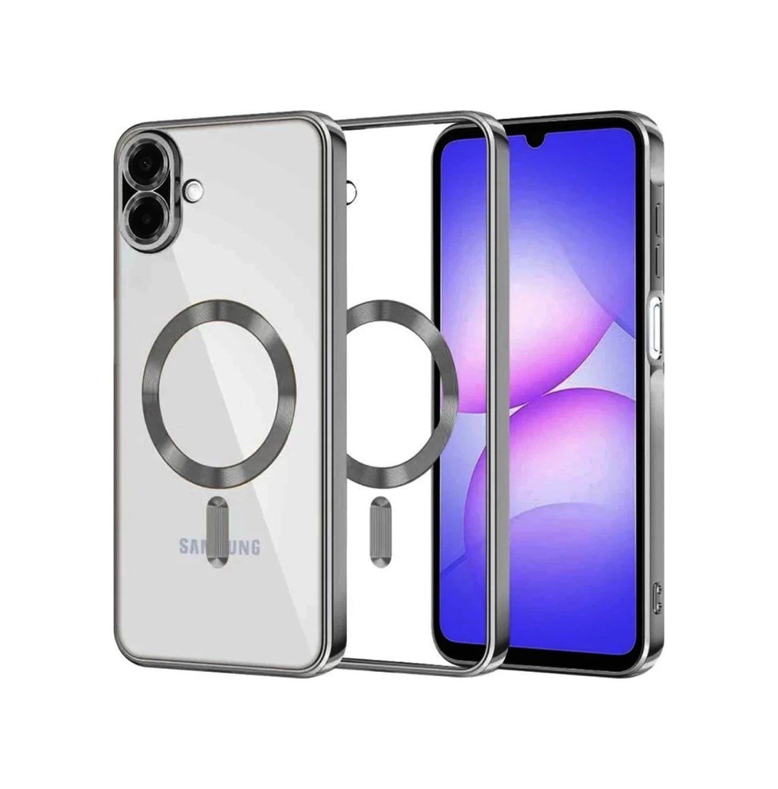 Samsung Galaxy A07 4g Uyumlu Kross Magneticsafe Kapak - Titan Gri Belirtilmemiş