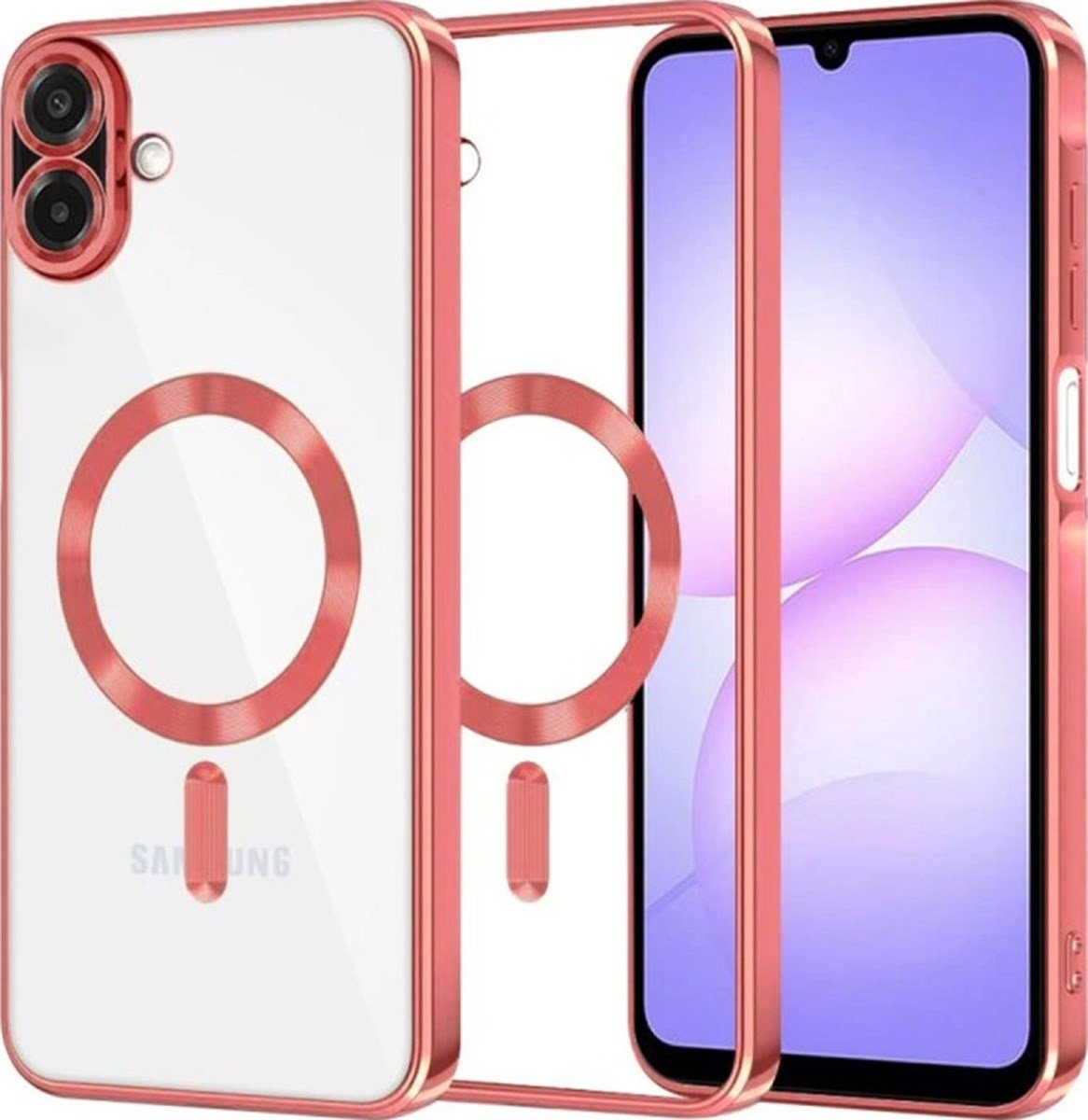 Samsung Galaxy A07 4g Uyumlu Kross Magneticsafe Kapak - Kırmızı Belirtilmemiş