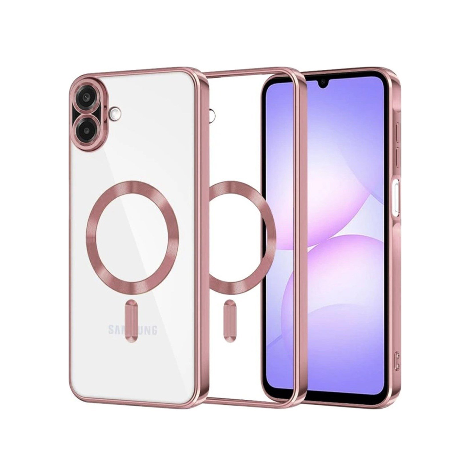 Samsung Galaxy A07 4g Uyumlu Kross Magneticsafe Kapak - Rose Belirtilmemiş