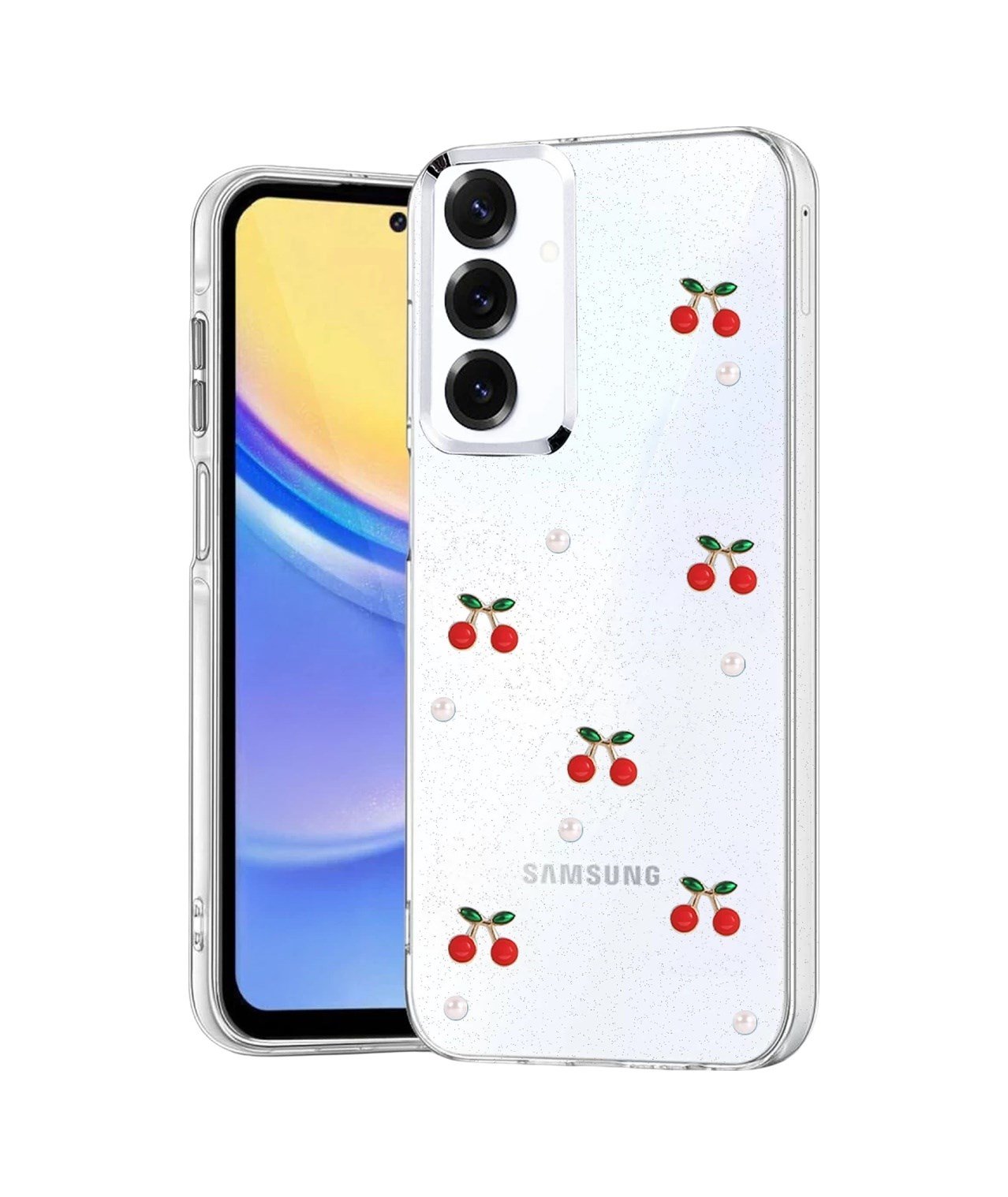 Samsung Galaxy A15 4g Uyumlu Fiyonk Desenli Kapak - Desen 9 Belirtilmemiş