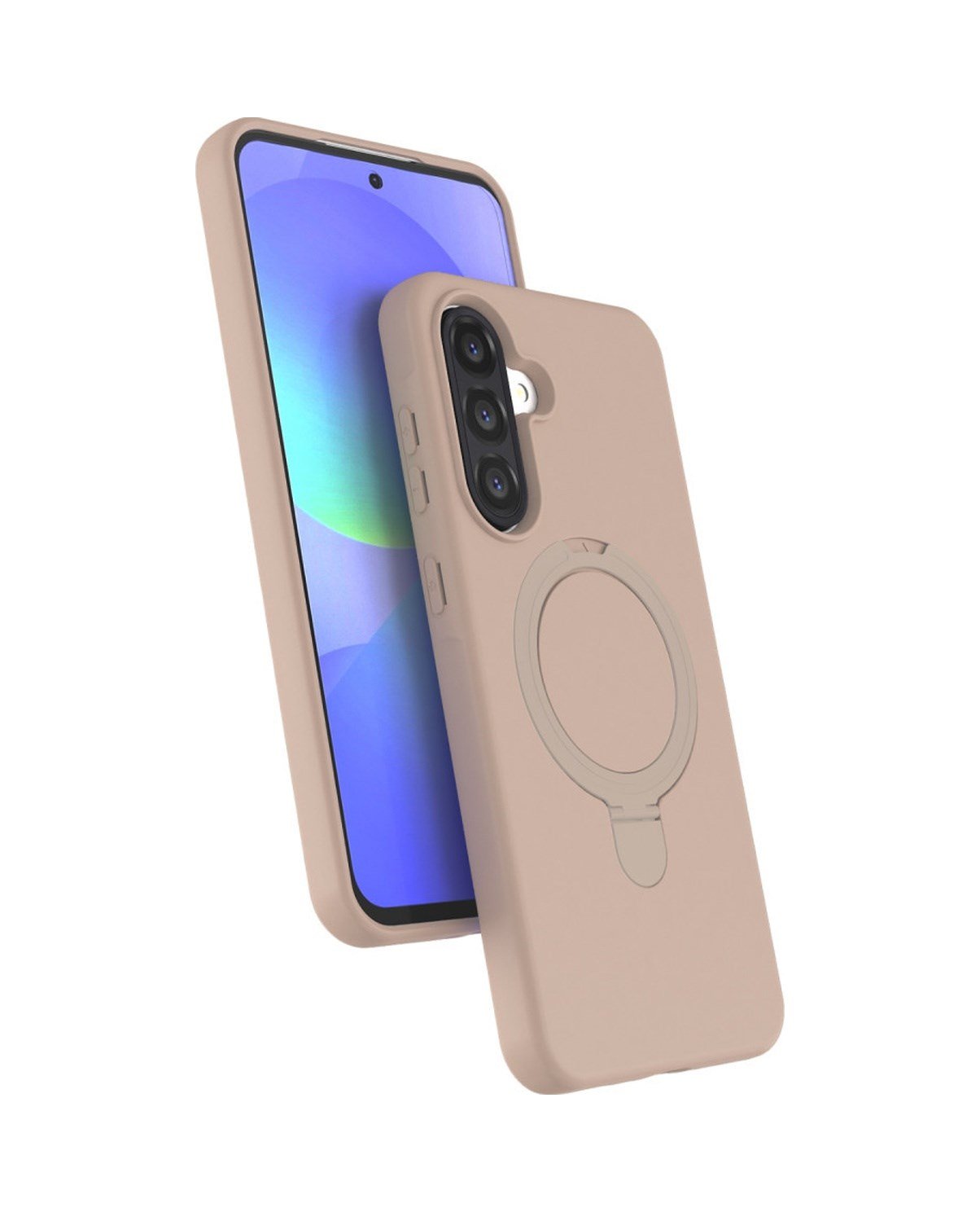 Samsung Galaxy A17 5g Uyumlu Regal Magsafe Standlı Kapak - Çöl Titanyum Belirtilmemiş