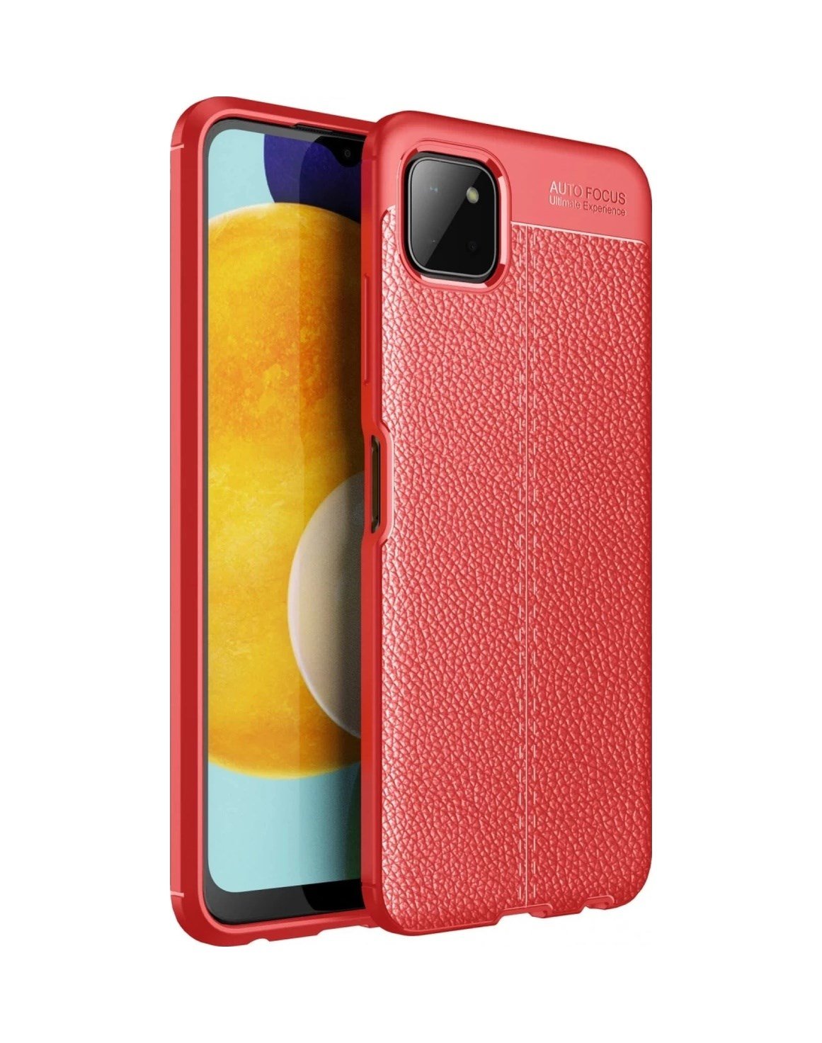 Samsung Galaxy A22 Uyumlu Kılıf Auto Focus Kapak - Kırmızı Belirtilmemiş