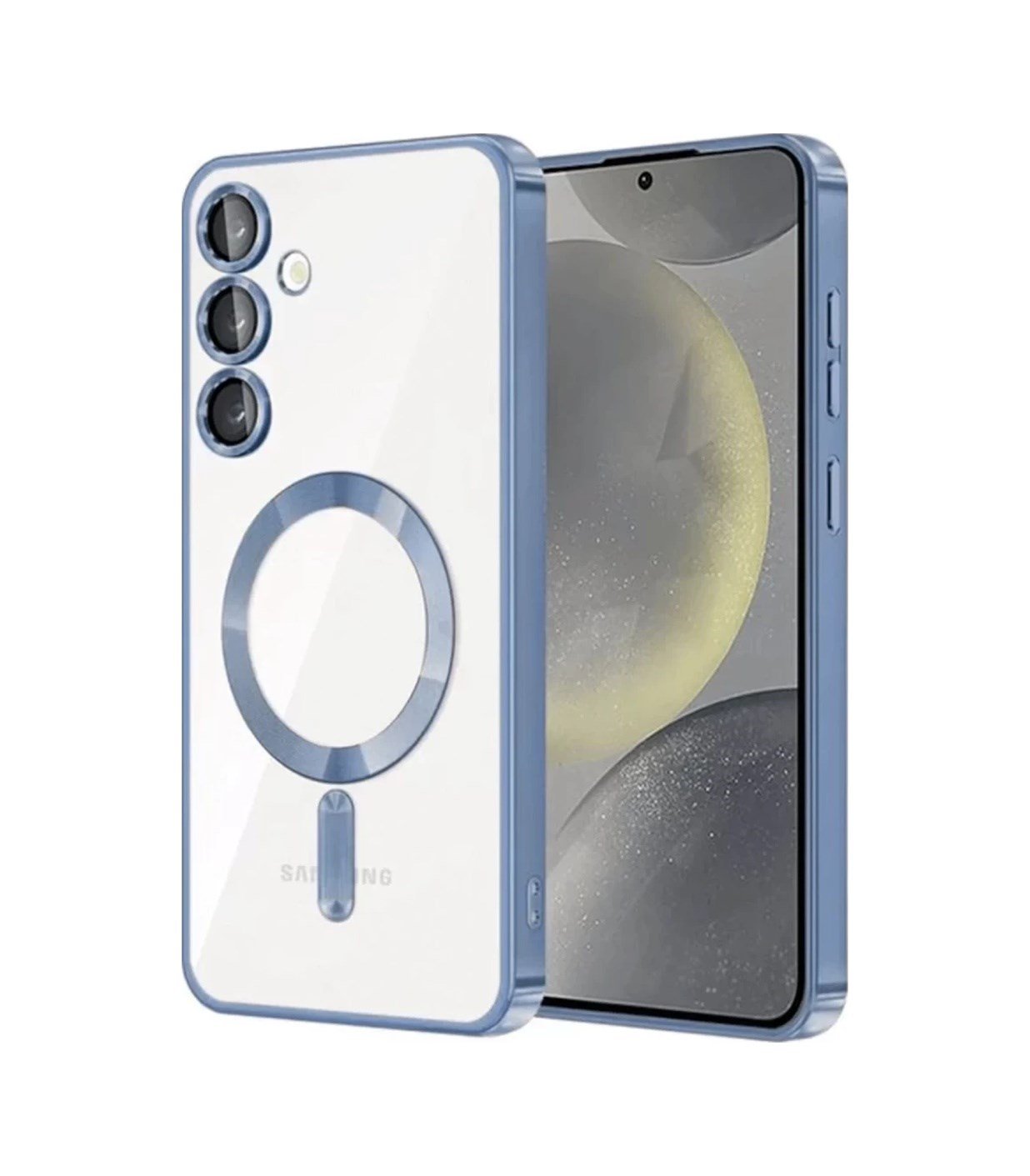 Samsung Galaxy A26 Uyumlu Kross Magneticsafe Kapak - Sierra Blue Belirtilmemiş