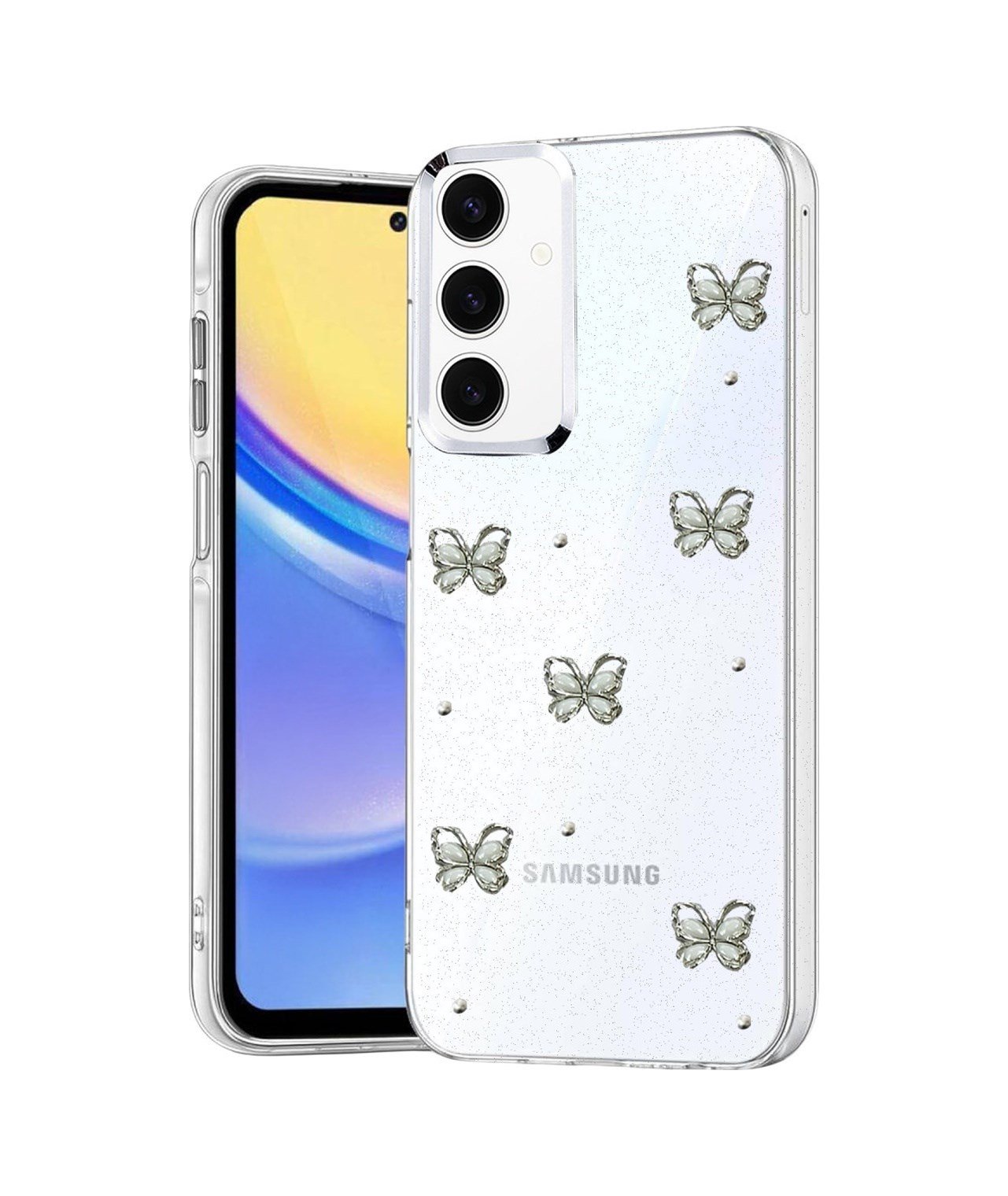 Samsung Galaxy A35 5g Uyumlu Fiyonk Desenli Kapak - Desen 9 Belirtilmemiş