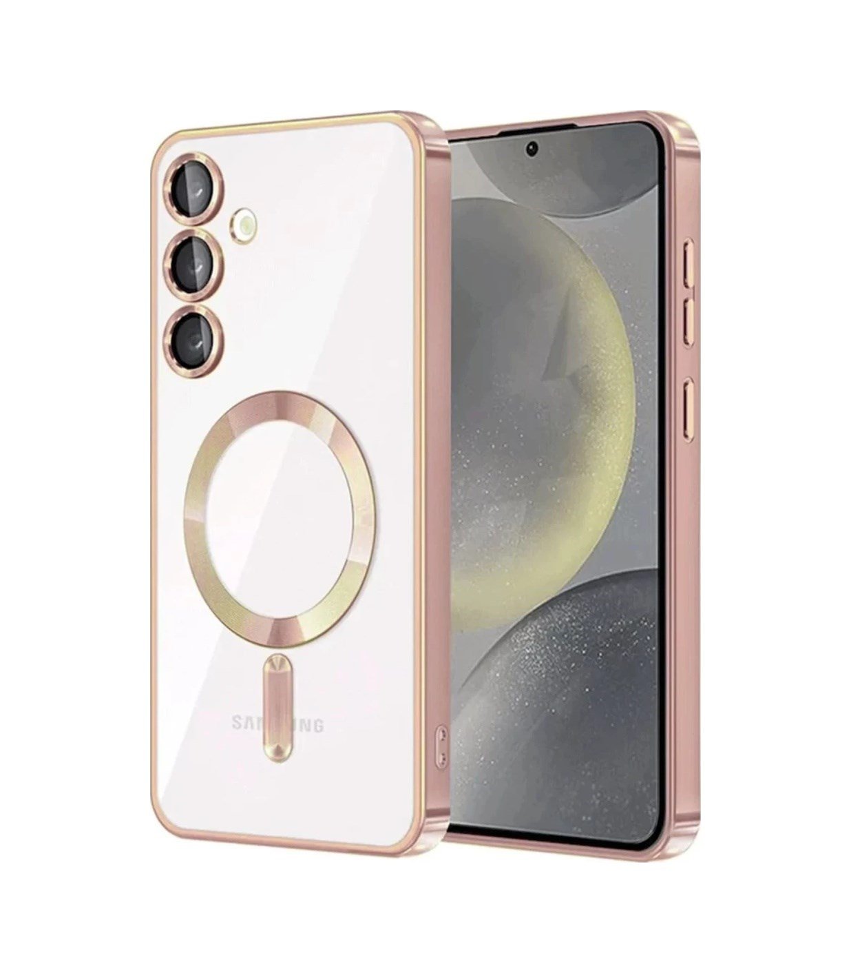 Samsung Galaxy A35 5g Uyumlu Kross Magneticsafe Kapak - Rose Belirtilmemiş
