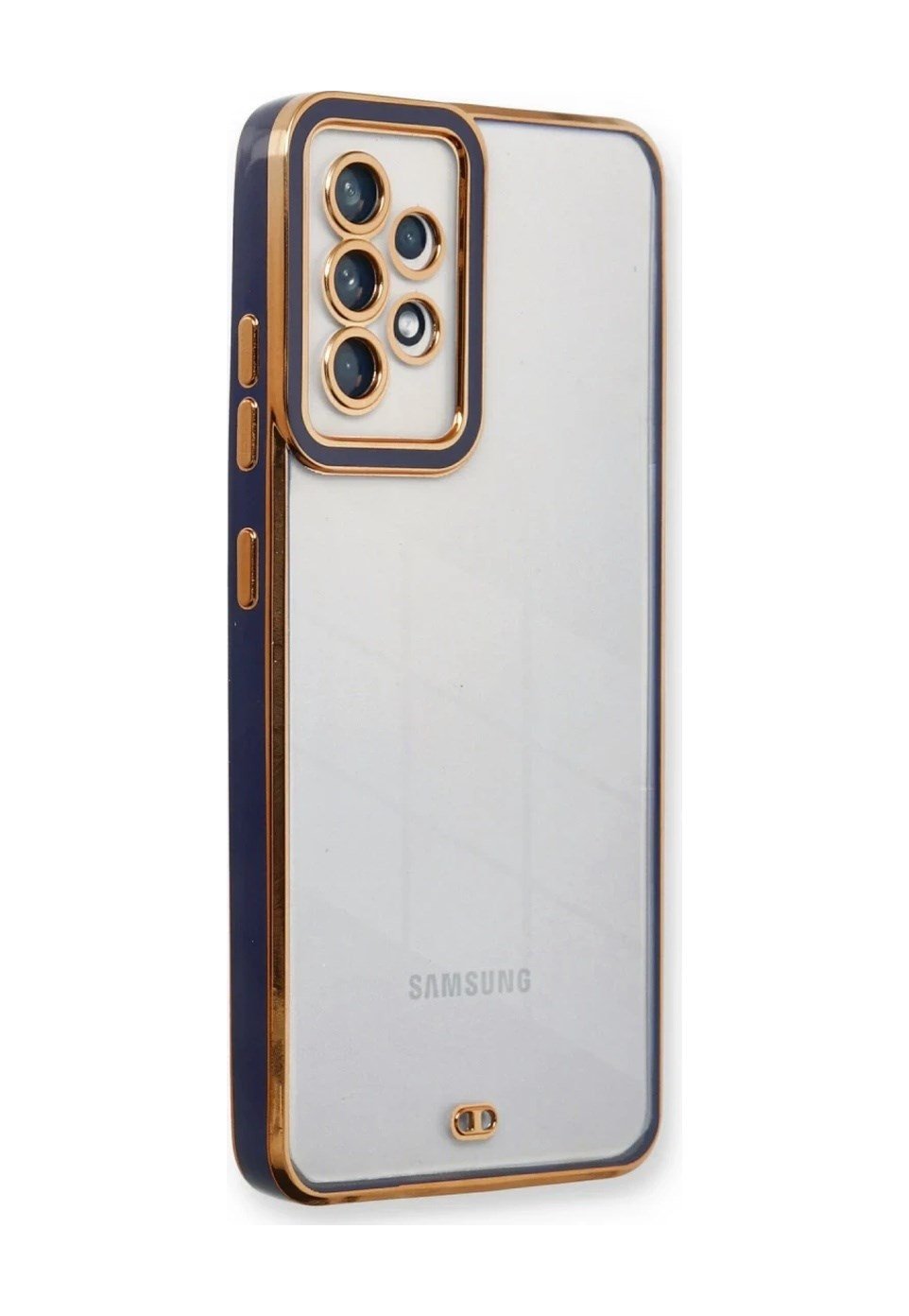 Samsung Galaxy A53 5g Kılıf Liva Lens Silikon - Mavi 0.2M-Çok Renkli