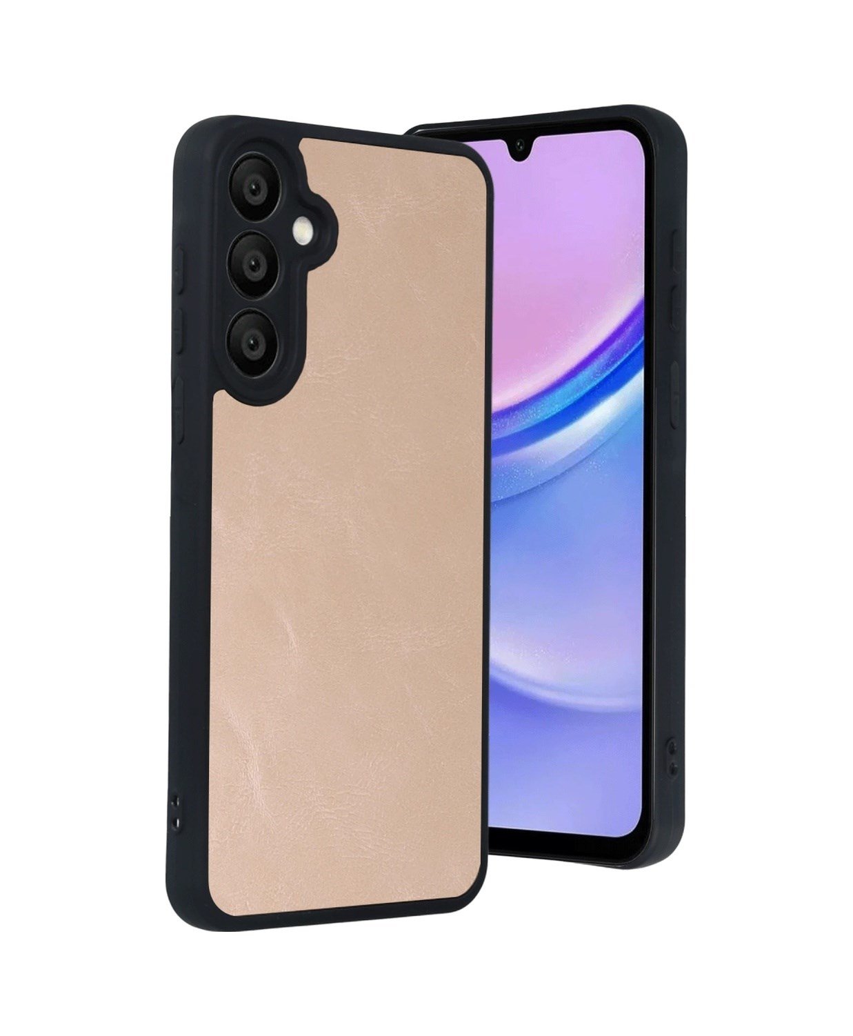 Samsung Galaxy A57 5g Uyumlu Aras Deri Kapak - Pudra Belirtilmemiş