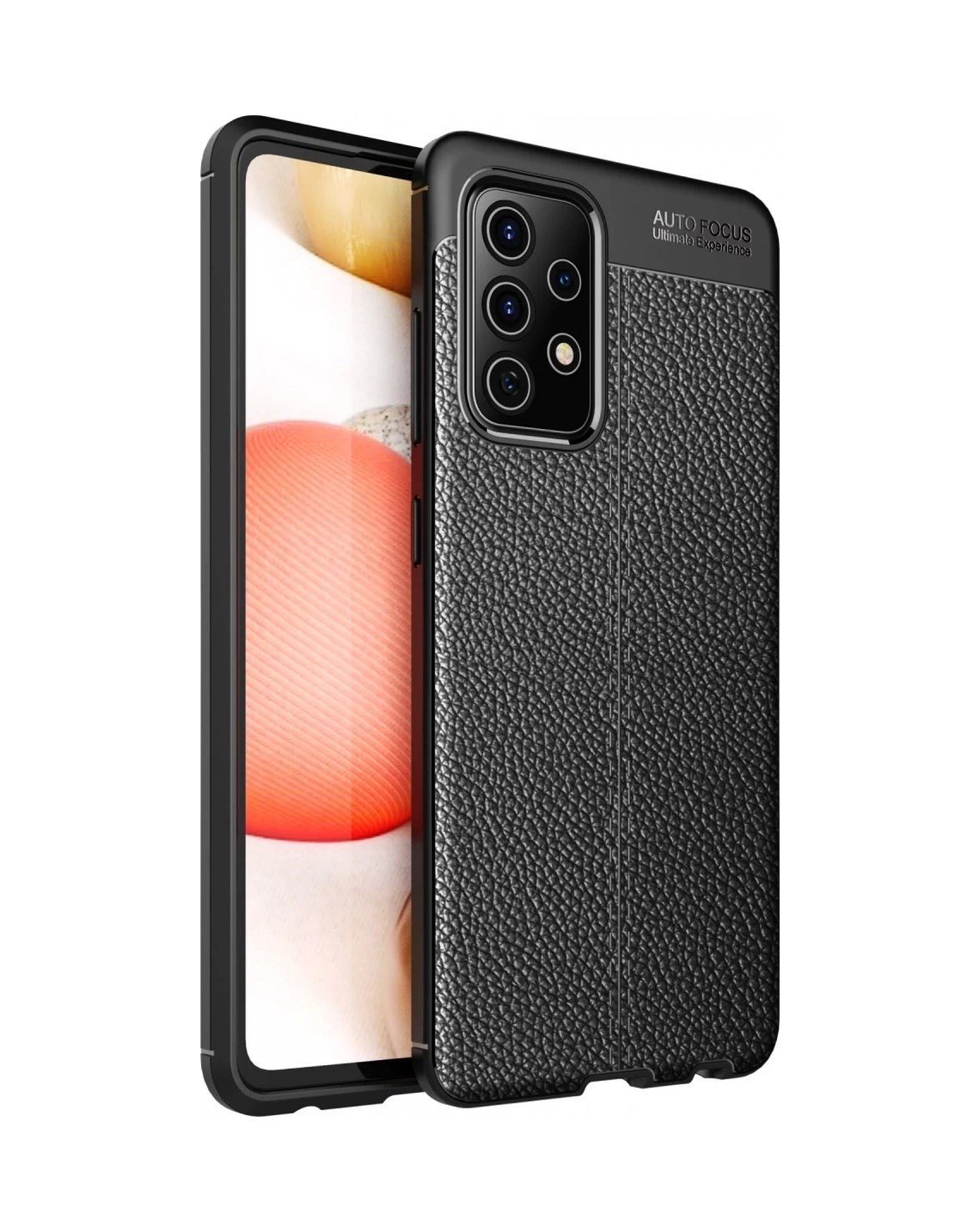 Samsung Galaxy A72 Uyumlu Kılıf Auto Focus Kapak - Siyah Belirtilmemiş