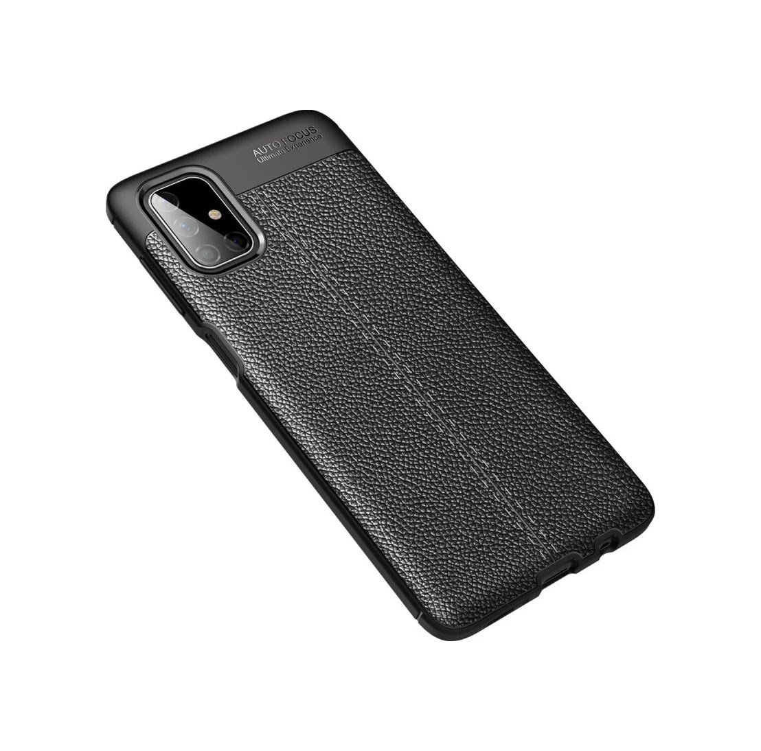 Samsung Galaxy M51 Uyumlu Kılıf Auto Focus Kapak - Siyah Belirtilmemiş