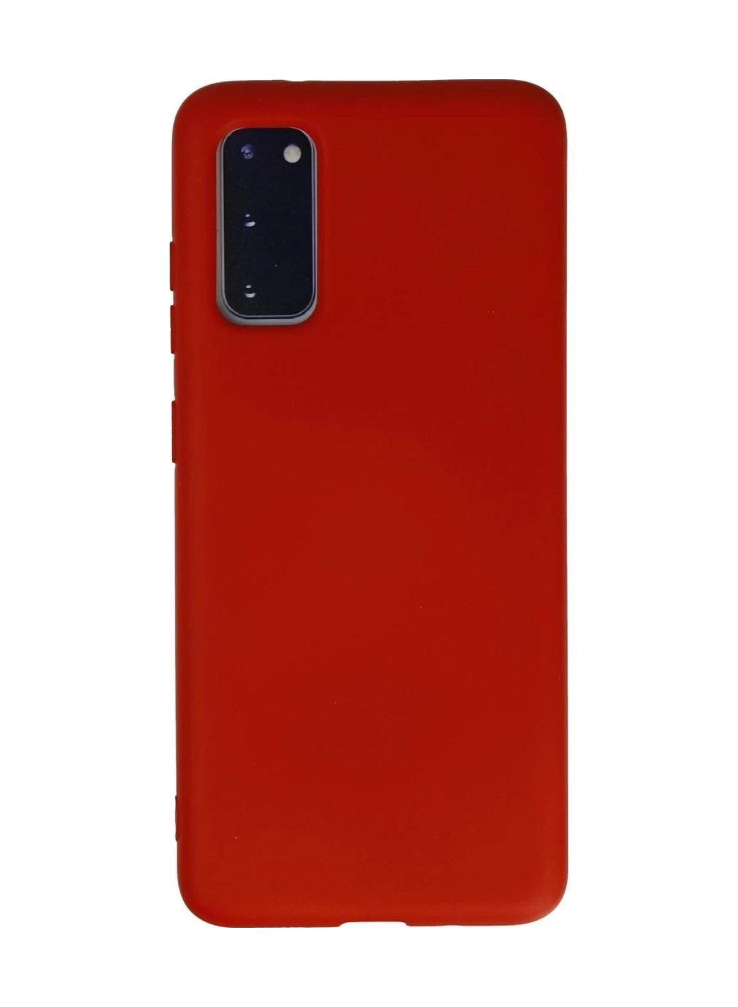 Samsung Galaxy S20 Uyumlu Kılıf Nano İçi Kadife Silikon - Kırmızı Belirtilmemiş