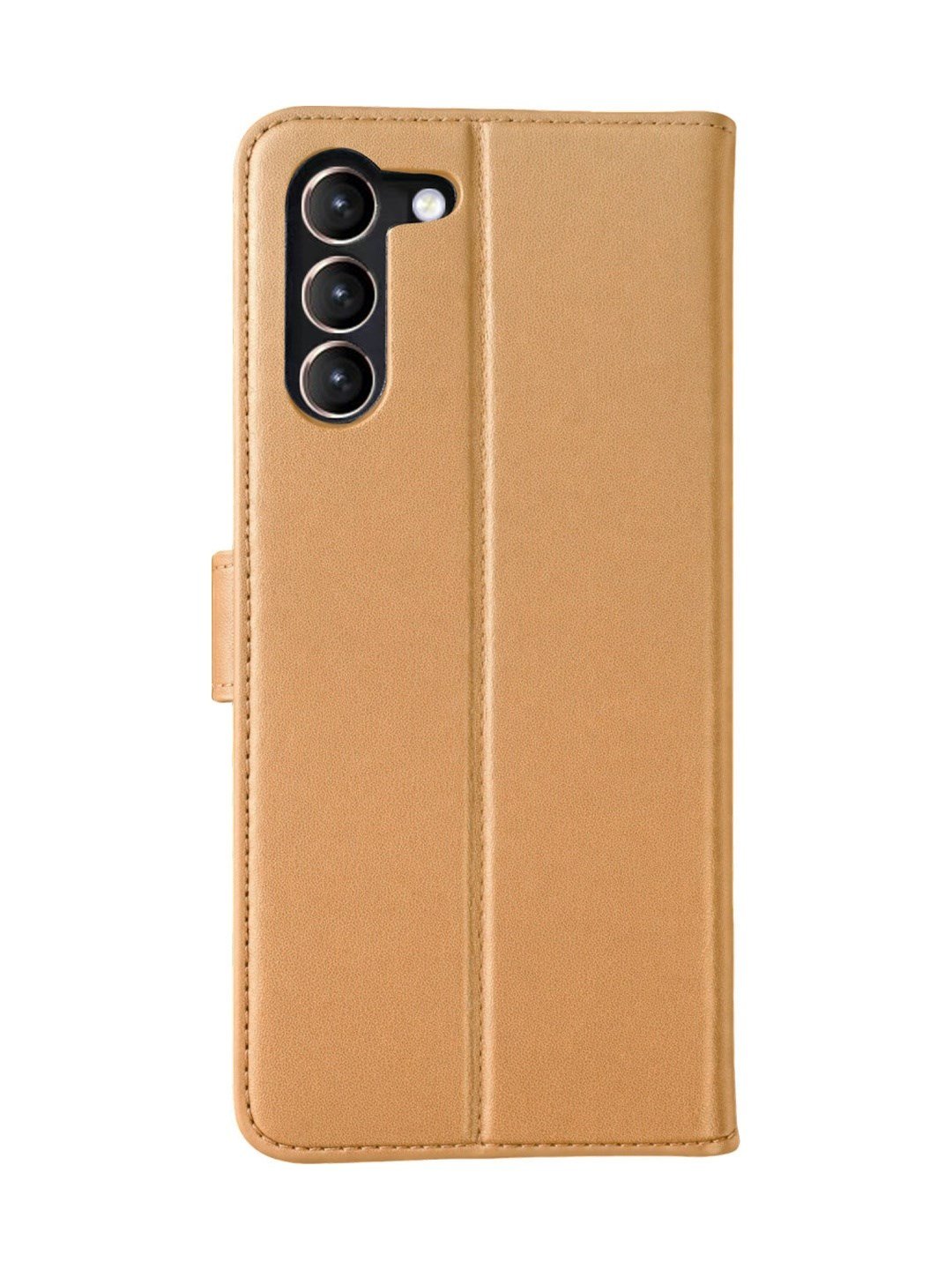Samsung Galaxy S23 Plus Uyumlu Trend S Plus Kapaklı Kılıf - Gold Belirtilmemiş