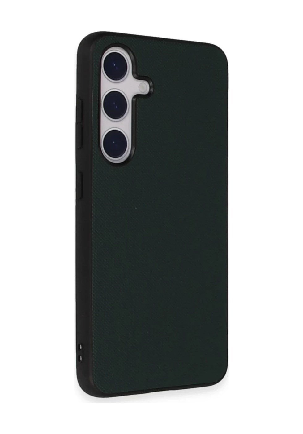 Samsung Galaxy S24 Uyumlu Kılıf Taft Kapak - Koyu Yeşil Belirtilmemiş