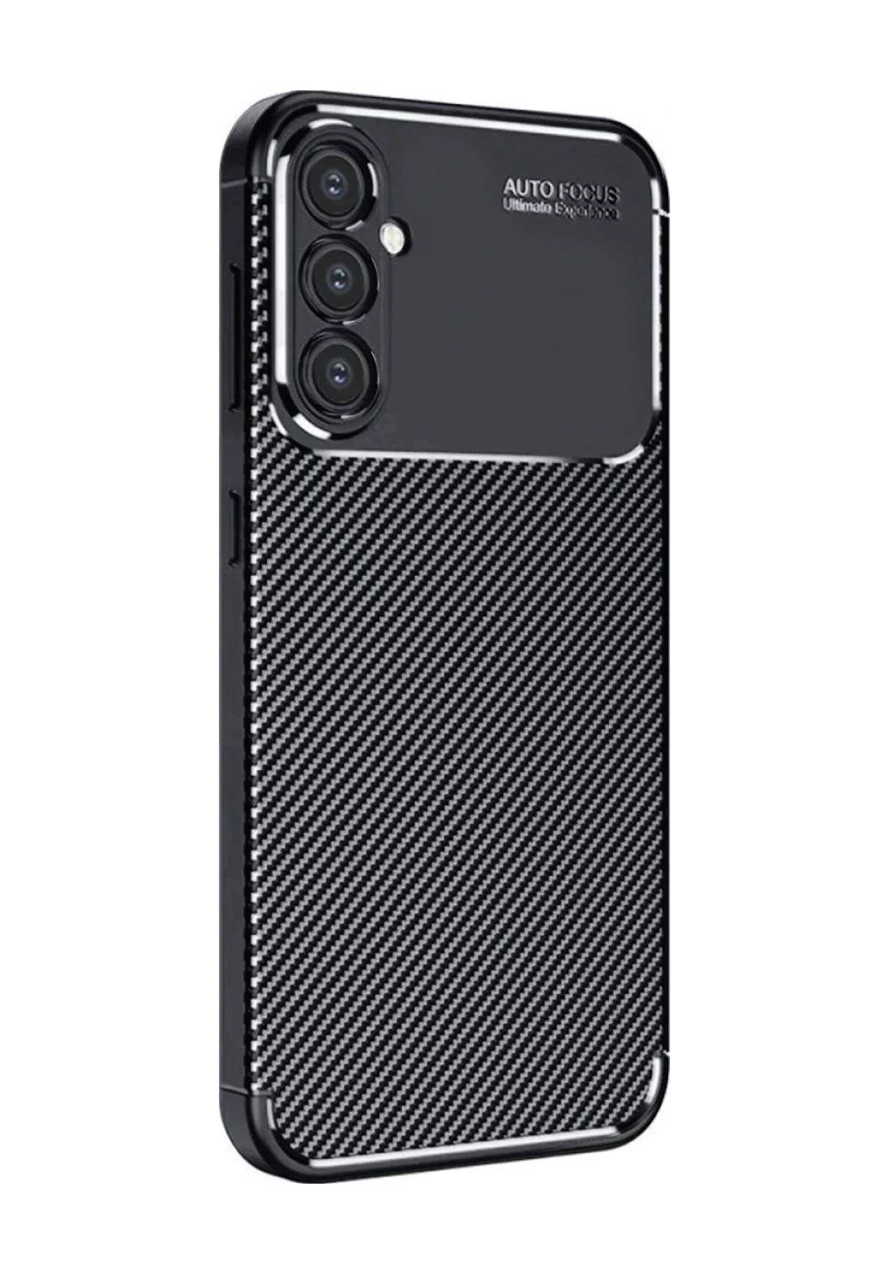 Samsung Galaxy S25 Plus Uyumlu Kılıf Auto Focus Karbon Kapak - Siyah Belirtilmemiş